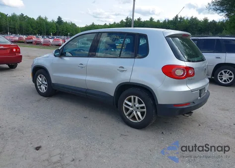 2011 Volkswagen Tiguan S from USA, damaged, VIN WVGBV7AX5BW548053